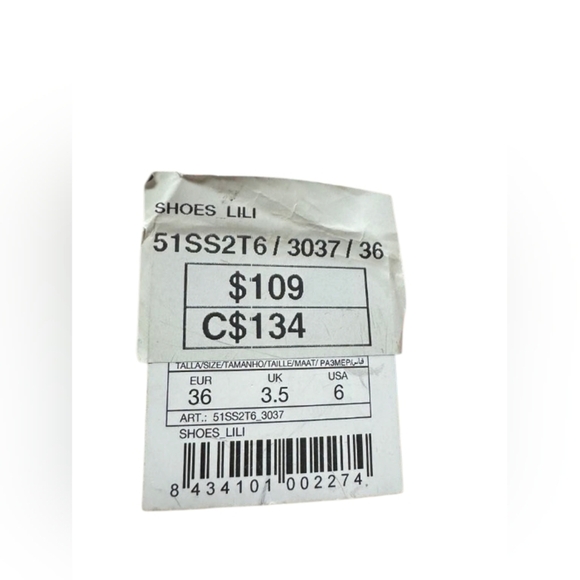 Desigual Lili NWT Espadrille Floral Wedge Heel Slip On Multicoloured Size 36/6W - Picture 9 of 9